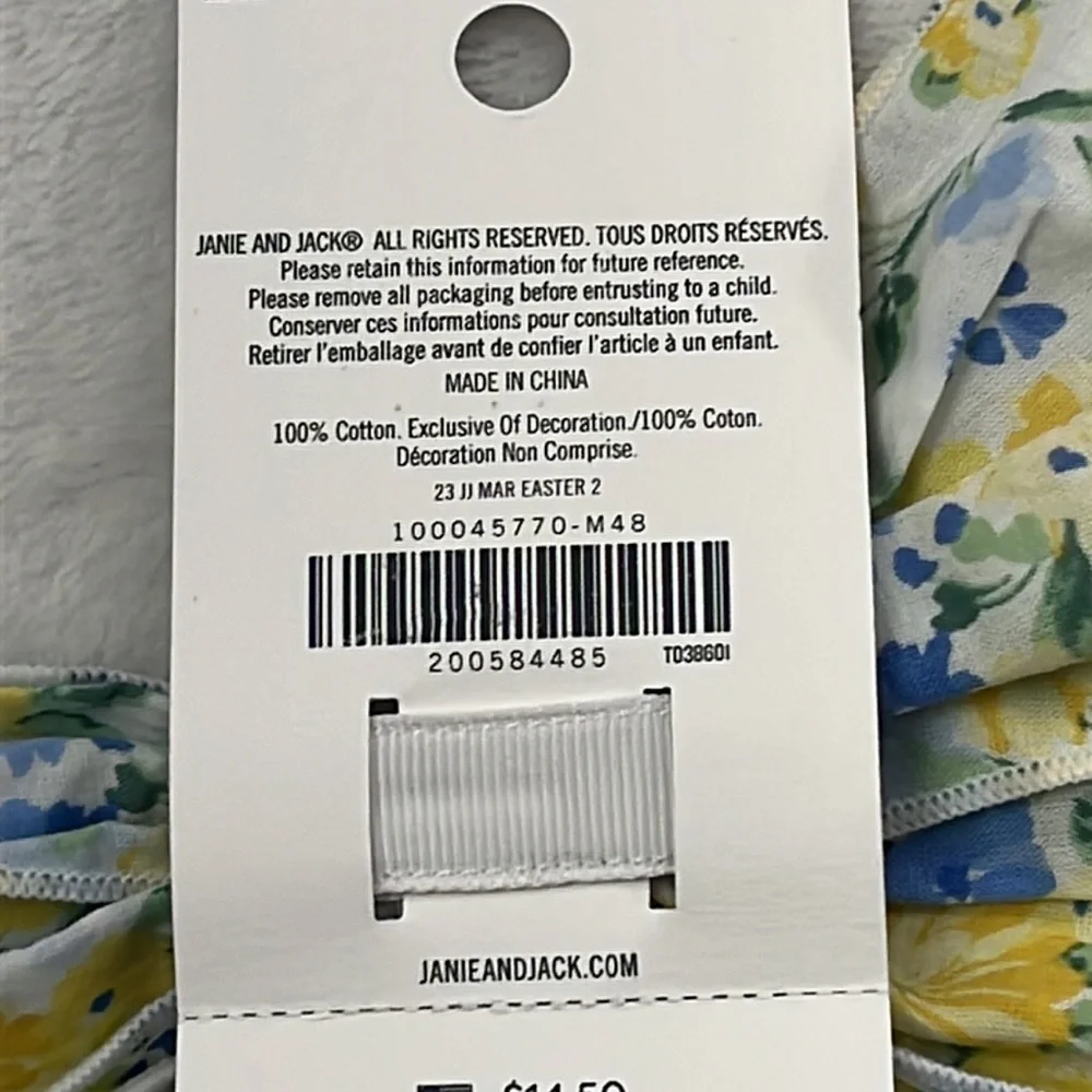 NWT Janie & Jack Floral Baby/Toddler Headbands &‎ Bow 